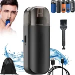 USB-C Nose Hair Trimmer — 6000 RPM, Percent Display, Washable Head