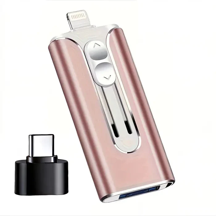 60a7beacfee427b739cf8edf6c063f62a83681d0-1.webp OmniDrive™ 4-in-1 Universal Photo Stick for Apple iPhone, iPad, Mac & Samsung - Image 1